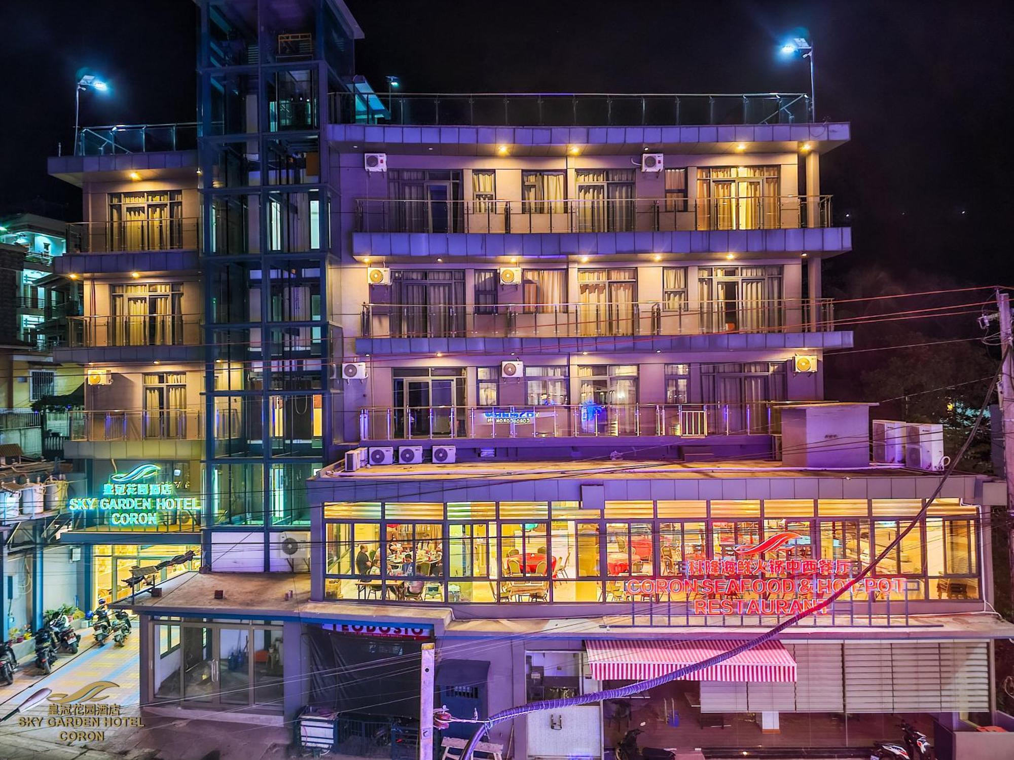 Sky Garden Hotel Coron Bagian luar foto