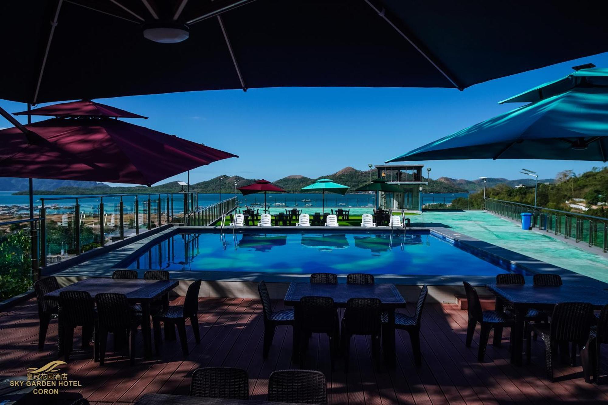 Sky Garden Hotel Coron Bagian luar foto