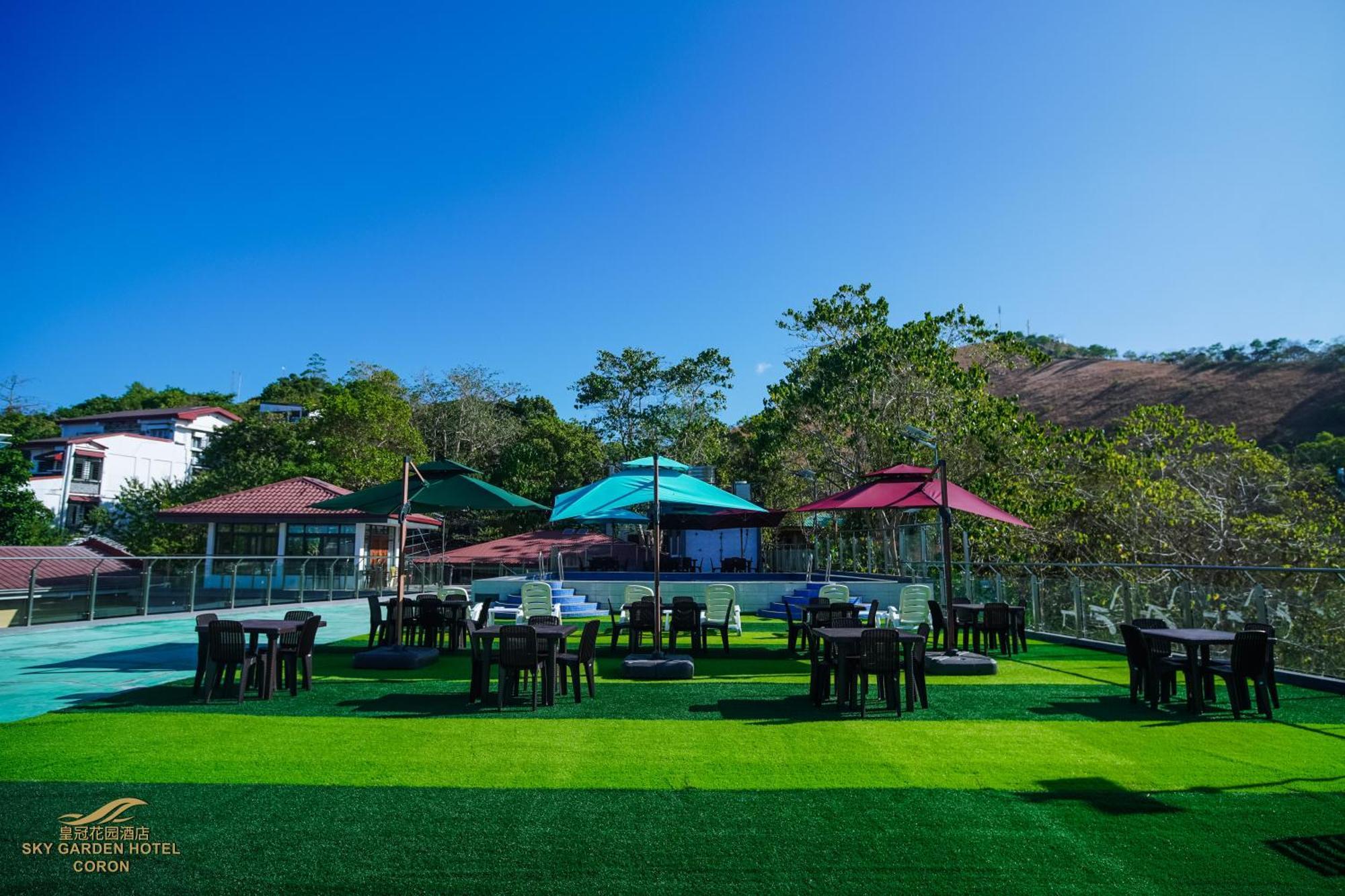 Sky Garden Hotel Coron Bagian luar foto