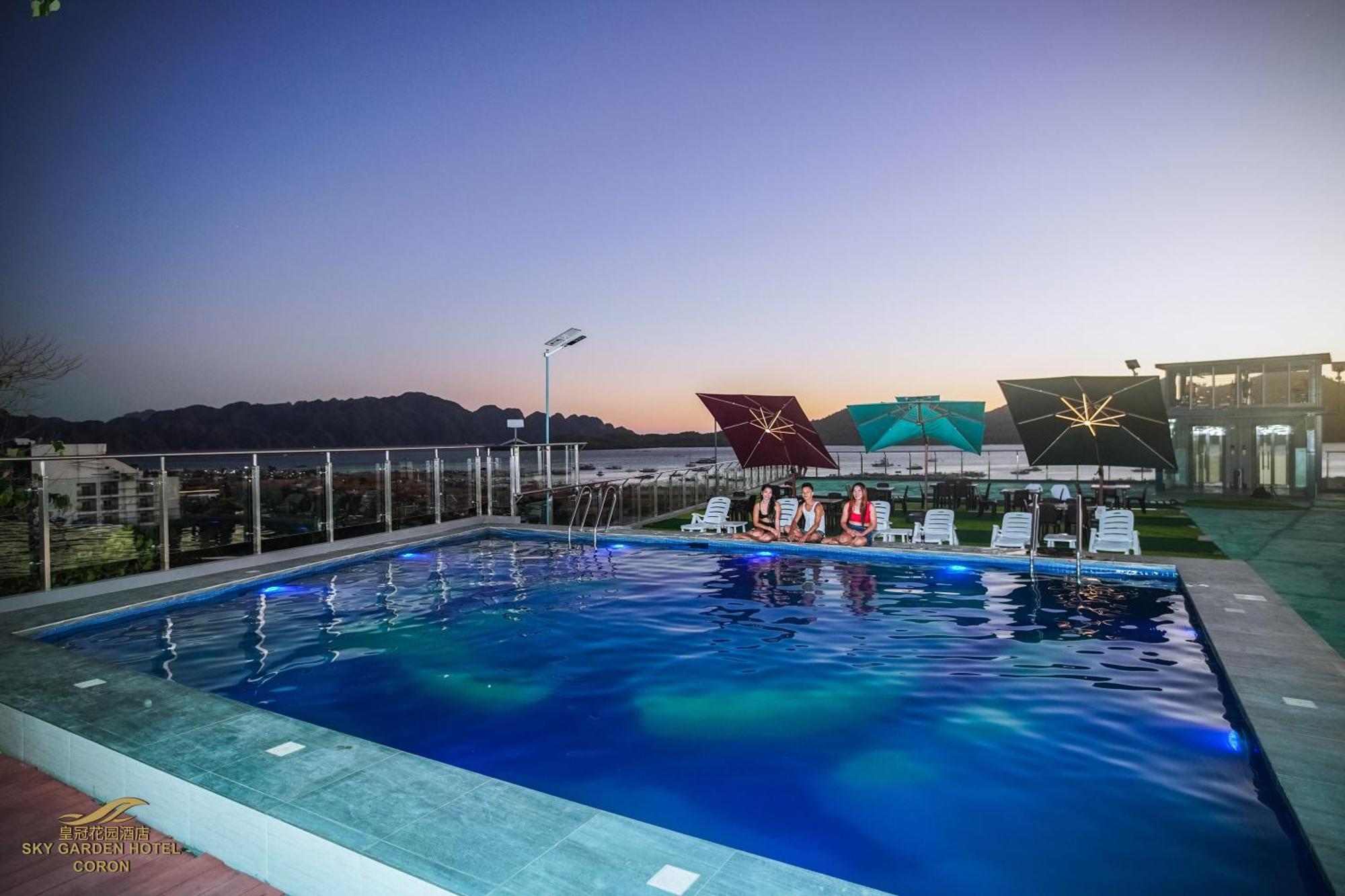 Sky Garden Hotel Coron Bagian luar foto