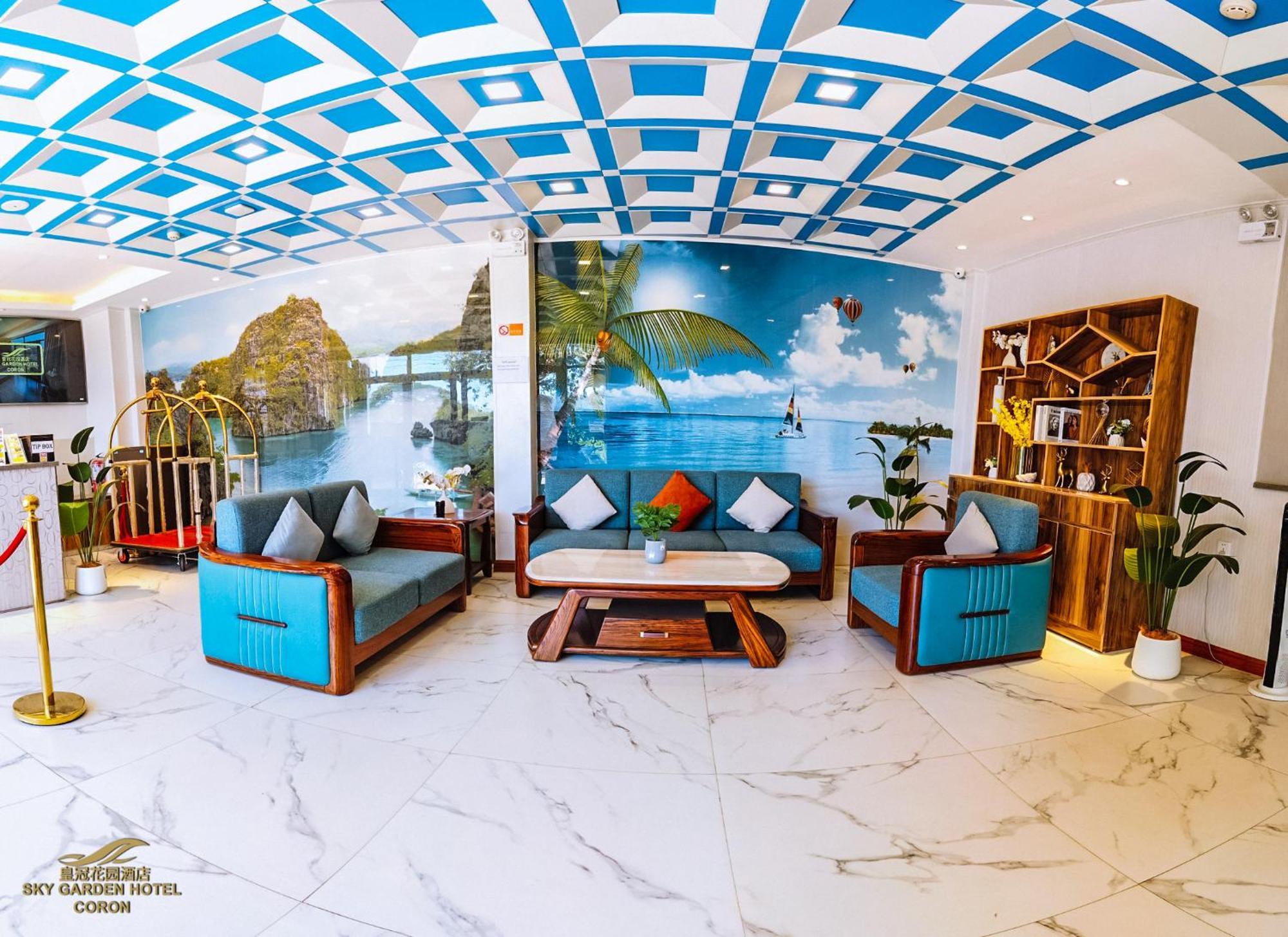 Sky Garden Hotel Coron Bagian luar foto
