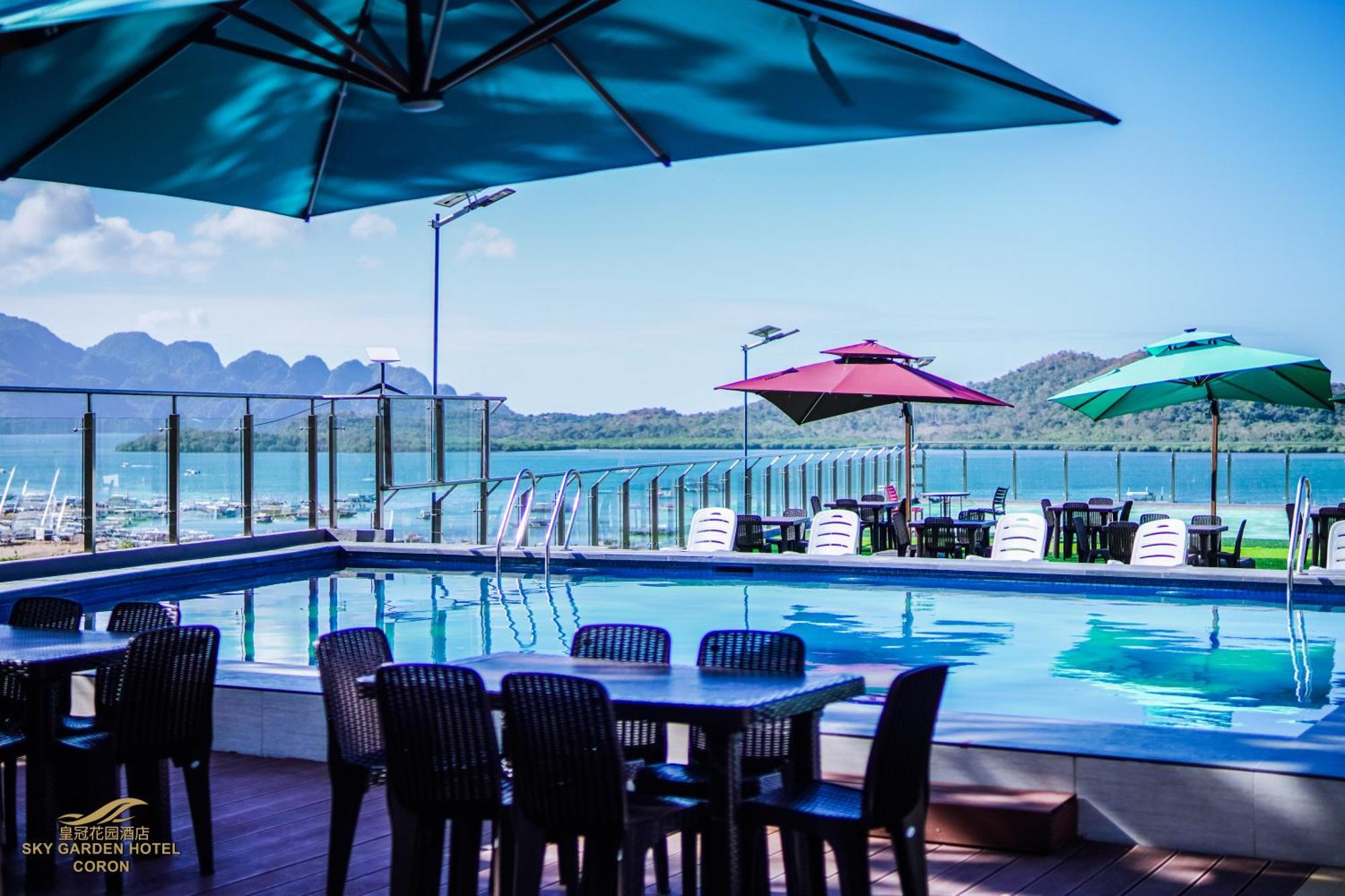 Sky Garden Hotel Coron Bagian luar foto