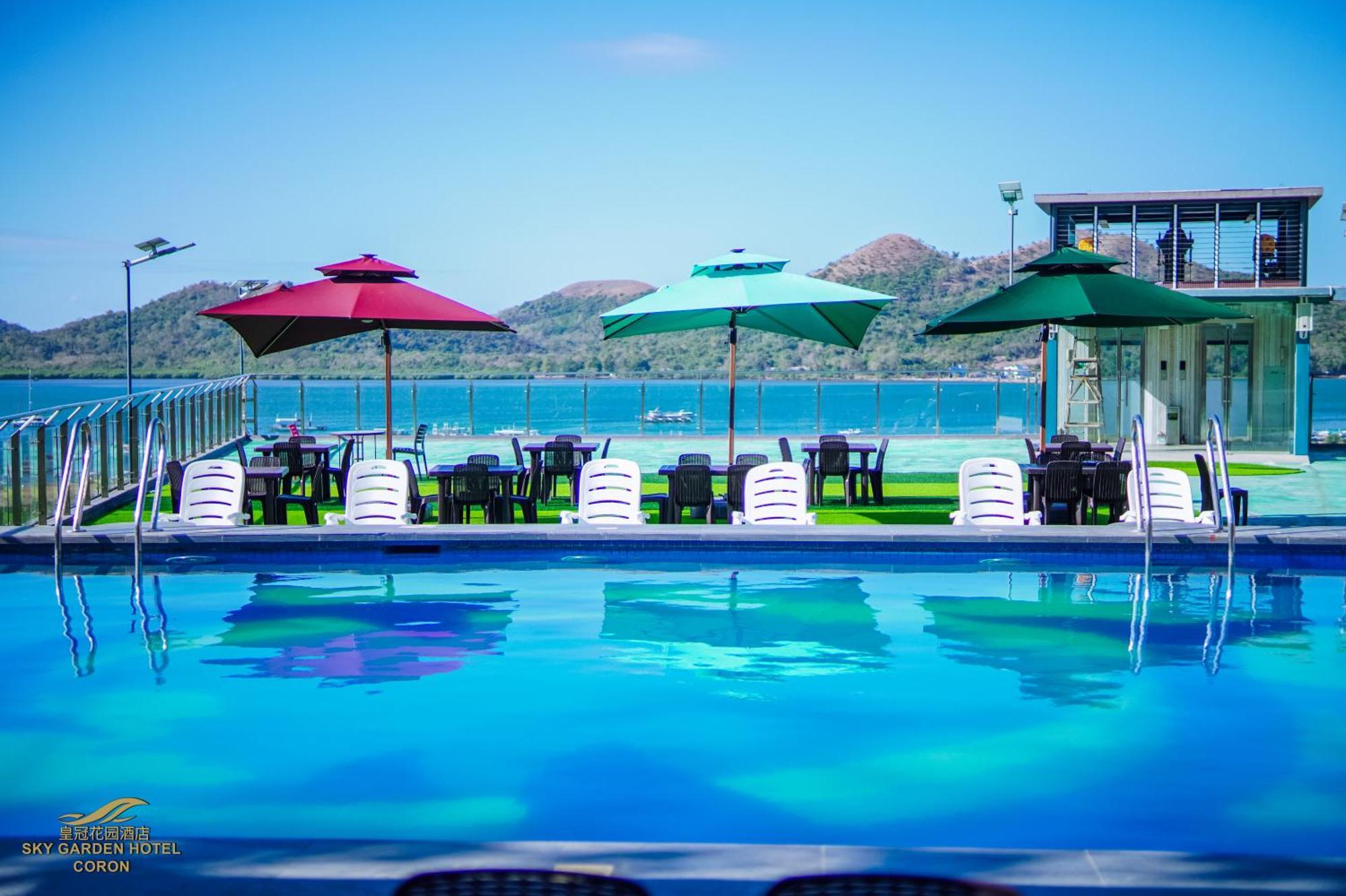 Sky Garden Hotel Coron Bagian luar foto