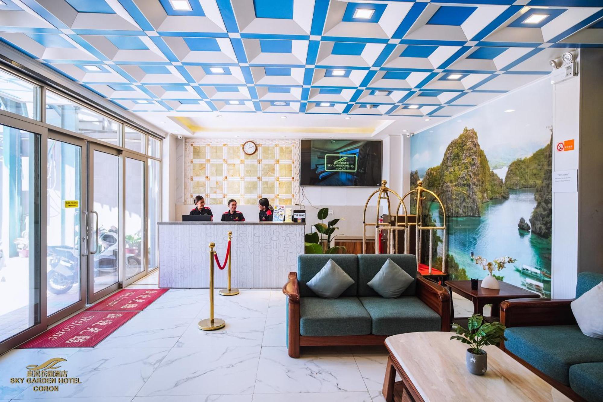 Sky Garden Hotel Coron Bagian luar foto