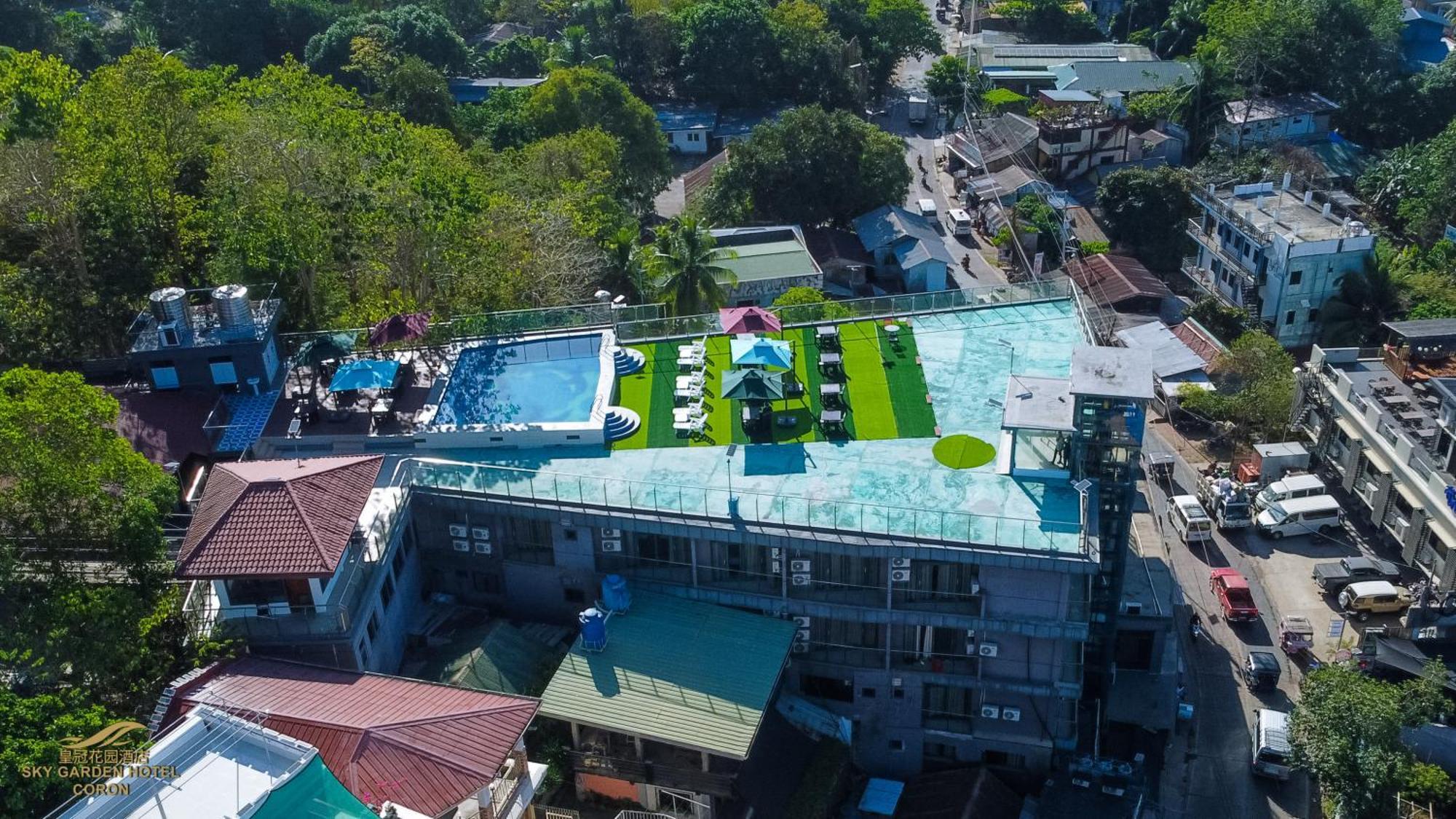Sky Garden Hotel Coron Bagian luar foto